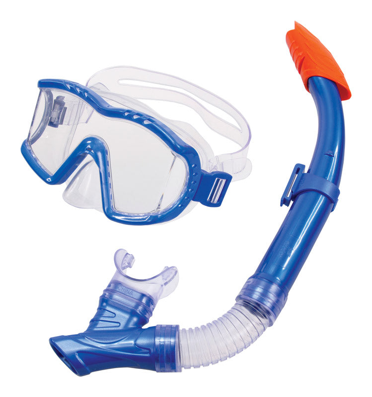 AQUA LEISURE INDUSTRIES INC, Aqua Swim Optum TriView Assorted Youth Mask/Dry Top Snorkel (Pack de 6).