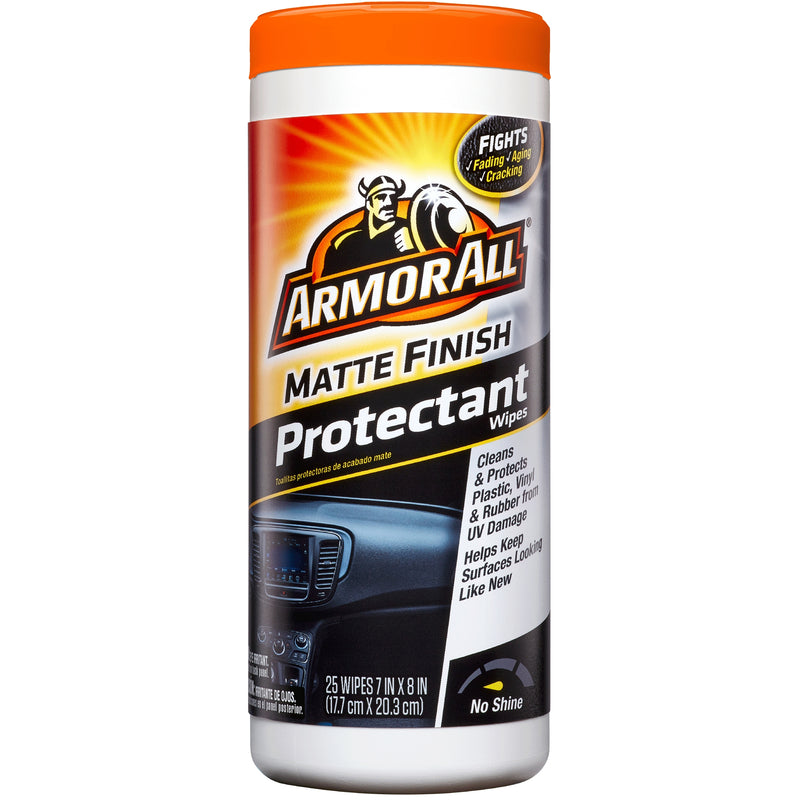 ARMORED AUTO GROUP SALES INC, Armor All Matte Finish Plastic/Vinyl Protectant Wipe 25 wipes
