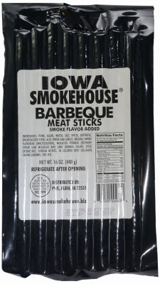 Fumoir de l'Iowa, Bâtonnets de viande, BBQ, 16-oz. (Paquet de 10)