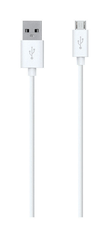 PETRA INDUSTRIES LLC, Belkin MixIt Up Micro to USB Cable 4 ft. White