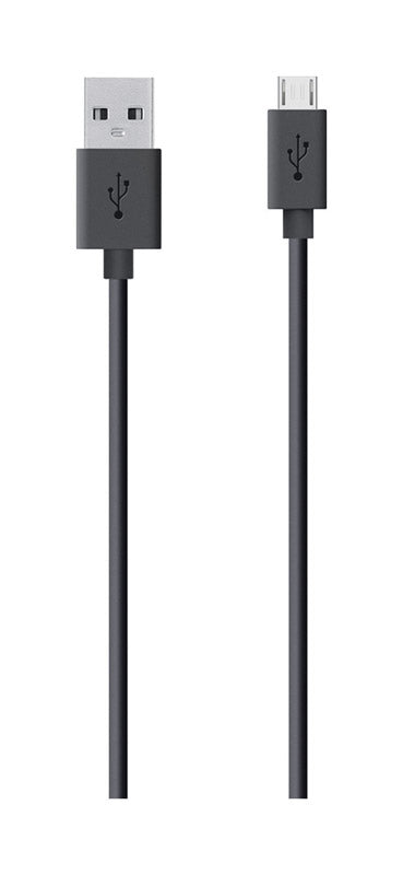 PETRA INDUSTRIES LLC, Belkin MixIt Up Micro to USB Charge and Sync Cable 4 ft. Black (câble de charge et de synchronisation Micro vers USB)