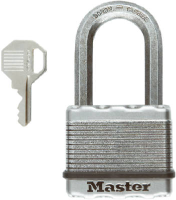 Master Lock Co., Cadenas Magnum 2-In. Cadenas laminé à clé, 1.5-In. Long Shackle