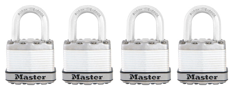 Master Lock Company Llc, Cadenas Master Lock 1-3/4 in. W Stainless Steel Ball Bearing Locking Padlock Keyed Alike