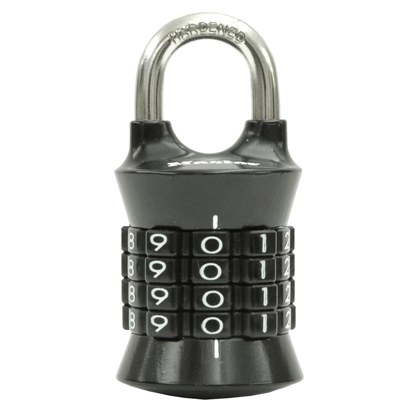 Master Lock Company Llc, Cadenas Master Lock 5.5 in. H X 1-1/2 in. W Metal 4-Dial Combination Padlock