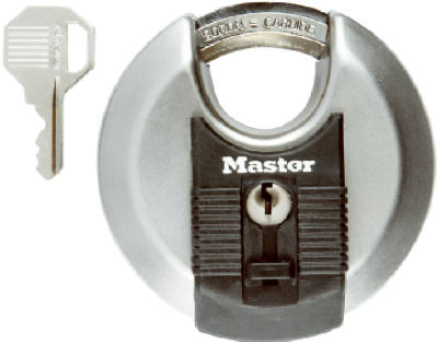 Master Lock Co., Cadenas à clé Magnum Disc Lock, 3-1/8 In., 80mm