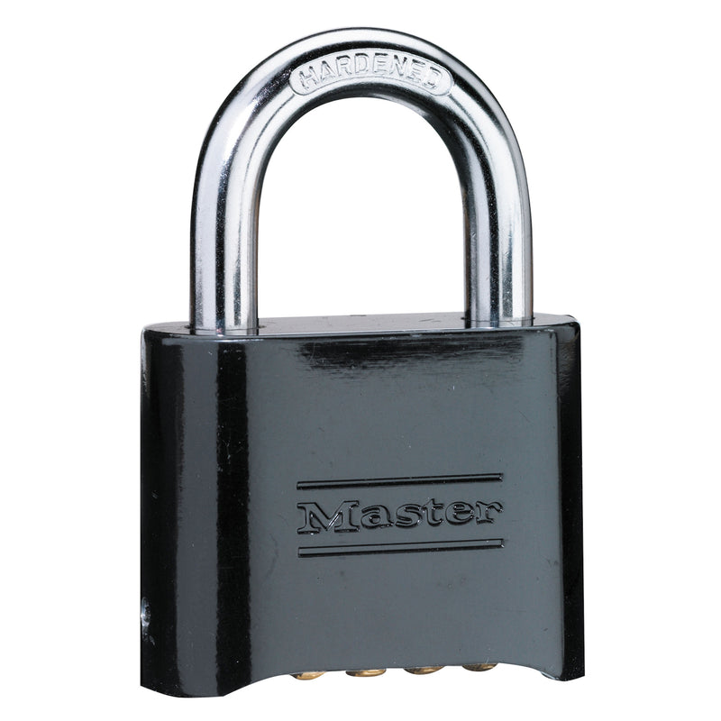Master Lock Company Llc, Cadenas à combinaison à 4 chiffres en métal Master Lock 6.6 in. H X 2 in. W Metal 4-Digit Combination Padlock