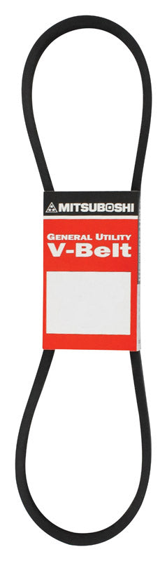 MBL USA, Courroie trapézoïdale Mitsuboshi FHP 3L350 General Utility 0.38 in. W X 35 in. L pour les moteurs à puissance fractionnaire