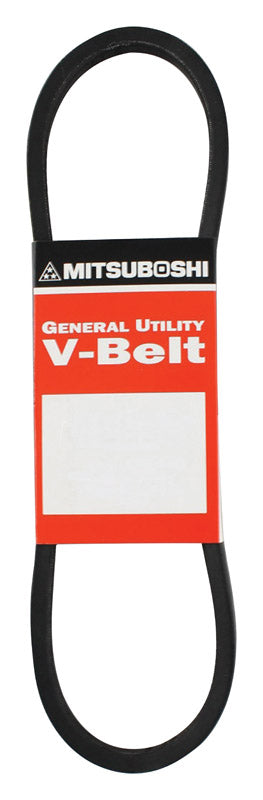 MBL USA, Courroie trapézoïdale Mitsuboshi FHP 4L250 General Utility 0.5 in. W X 25 in. L pour les moteurs à puissance fractionnaire