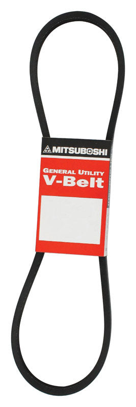 MBL USA, Courroie trapézoïdale Mitsuboshi FHP 4L350 General Utility 0.5 in. W X 35 in. L pour moteurs à puissance fractionnaire