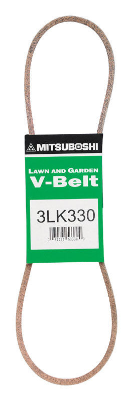 MBL USA, Courroie trapézoïdale Mitsuboshi Super KB 3LK330 0.38 in. W X 33 in. L pour souffleuses à neige