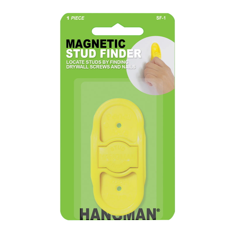 HANGMAN PRODUCTS INC, Détecteur de goujons magnétique jaune (paquet de 4)