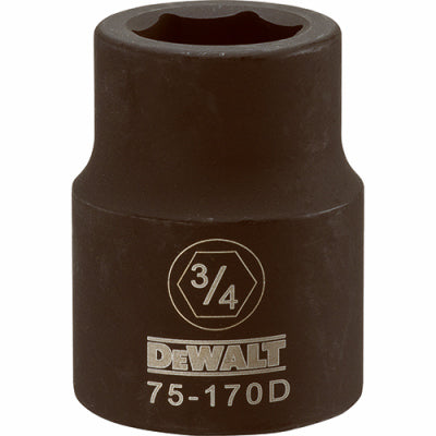 DeWalt, Douille à chocs métrique, 6-points, 3/4-In. Drive, 3/4-In.