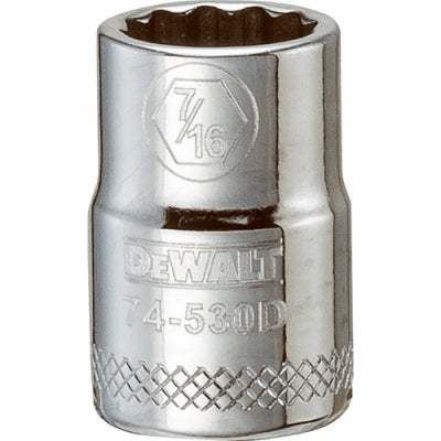 DeWalt, Douille courte métrique, 12 pointes, 3/8-In. Drive, 18mm