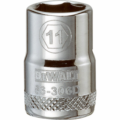 DeWalt, Douille courte métrique, 6 points, 3/8-In. Drive, 11mm