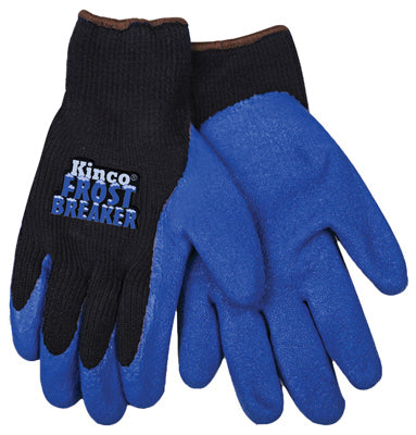 KINCO LLC, Gants de travail Kinco pour hommes, intérieur/extérieur, temps froid, bleu XL 1 paire