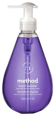 Méthode, Gel lavant pour les mains Method Lavender Scent 12 oz (Pack de 6)