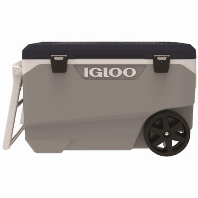Igloo Corporation, Glacière à roulettes Maxcold Latitude, bleue, 90-Qt.