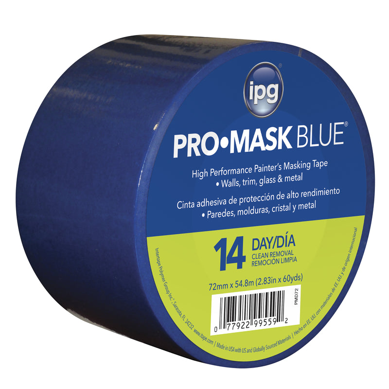 INTERTAPE POLYMER GROUP (GROUPE DE POLYMÈRES), IPG Pro-Mask 2.83 in. W X 60 yd L Ruban de masquage bleu