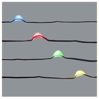 Sylvanie, Jeu de guirlandes lumineuses LED Microdot, 100 lumières multicolores