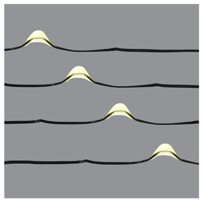 Sylvanie, Jeu de guirlandes lumineuses à LED Microdot, 100 lumières blanc chaud