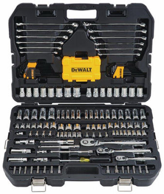 DeWalt, Jeu d'outils de mécanicien, SAE & métrique, 168-Pc.