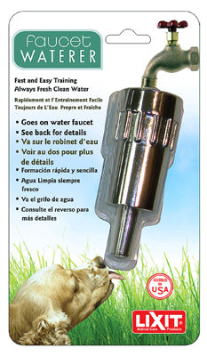 LIXIT CORP, Lixit Metal Faucet Waterer For Dogs (abreuvoir à robinet en métal pour chiens)
