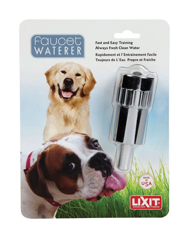 LIXIT CORP, Lixit Metal Faucet Waterer For Dogs (abreuvoir à robinet en métal pour chiens)