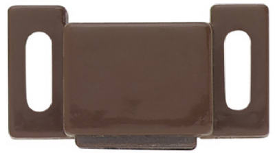 Liberty Hardware, Loquet magnétique avec gâche, marron, 1.25 x .5-In. (paquet de 12)