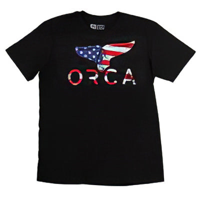 Orca, MED BLK Flag T Shirt