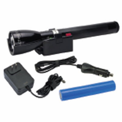 MAG INSTRUMENT INC, Mag-Lite Black LifePO4 Battery LED Rechargeable Flashlight 10.69 H x 1.99 W x 1.94 L in. 1082 lm