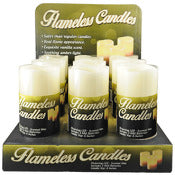 SHAWSHANK LEDZ INC, Magic Seasons 702240 6 Led Vanilla Scented Pillar Flameless Candle (bougie sans flamme)