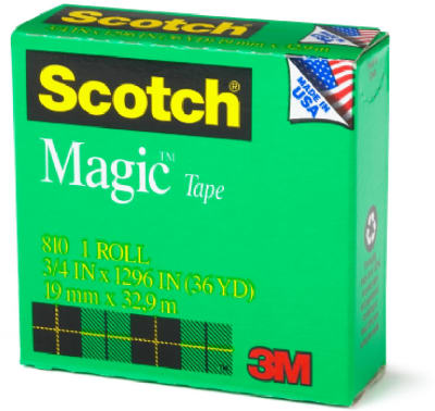 3m Company, Magic Transparent Tape, 1/2-In. x 36-Yds.
