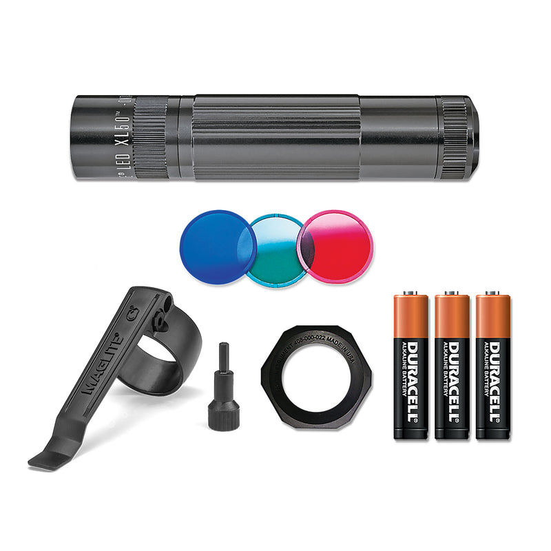 MAG INSTRUMENT INC, Maglite Tactical 200 lm Black LED Flashlight AAA Battery