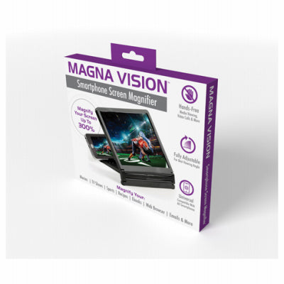 Trisales Marketing Llc, Magna Vision Loupe d'écran pour smartphone, grossissement 300%.