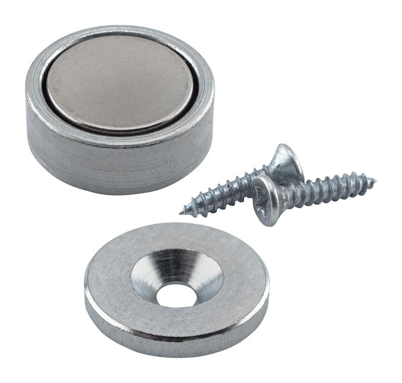 MASTER MAGNETICS INC, Magnet Source .25 in. L X .625 in. W Silver Super Latch Magnets 16 lb. pull 2 pc