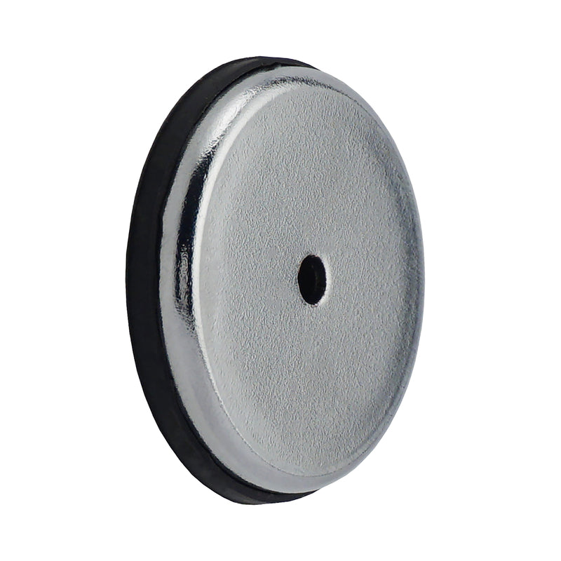 MASTER MAGNETICS INC, Magnet Source .625 in. L X 5.875 in. W Silver Round Base Magnet 70 lb. pull 1 pc