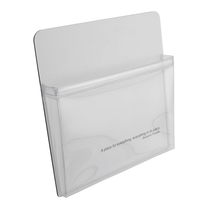 MASTER MAGNETICS INC, Magnet Source 6.5 in. L X 6.5 in. W White Magnetic Pouch 60 lb. pull 1 pc