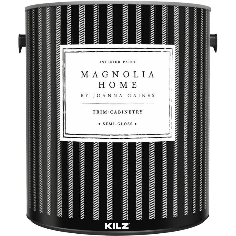 Maison Magnolia, Magnolia Home by Joanna Gaines KILZ peinture acrylique semi-brillante pour armoires et garnitures, base 1 styrène, blanc (paquet de 4)
