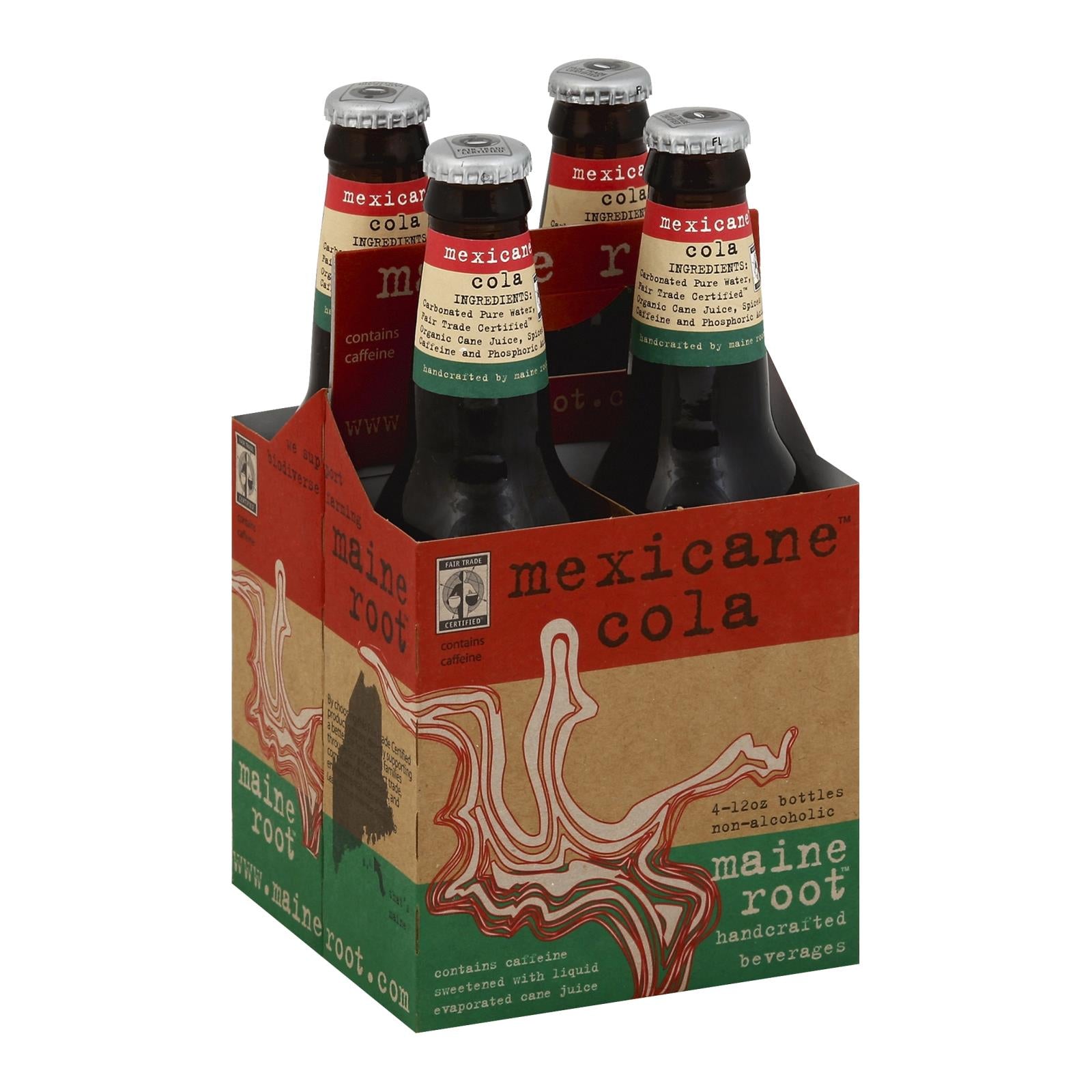 Racine du Maine, Maine Root Soda - Mexicane - Carton de 6 - 4/12 fl oz (Pack de 6)