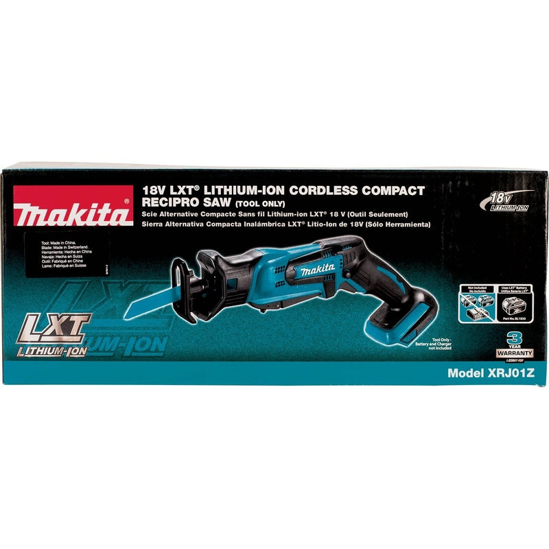 MAKITA USA, Makita 18V LXT Cordless Brushed Compact Reciprocating Saw Tool Only (Scie à guichet compacte sans fil et brossée) Outil seul