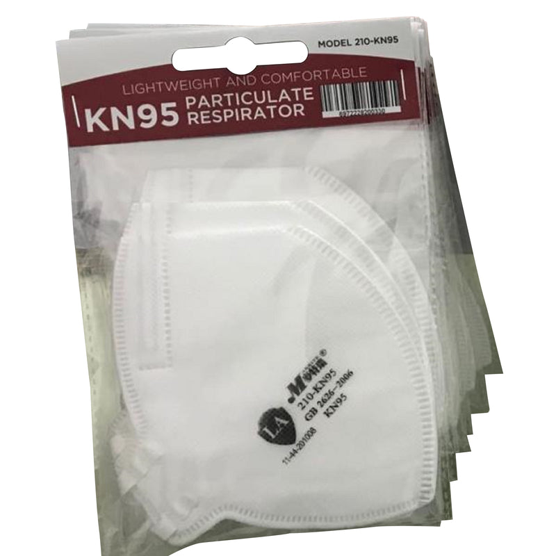 OUTDOOR DESIGNZ LLC, Makrite Multi-Purpose KN95 Flat Disposable Particulate Respirator White 2 pk