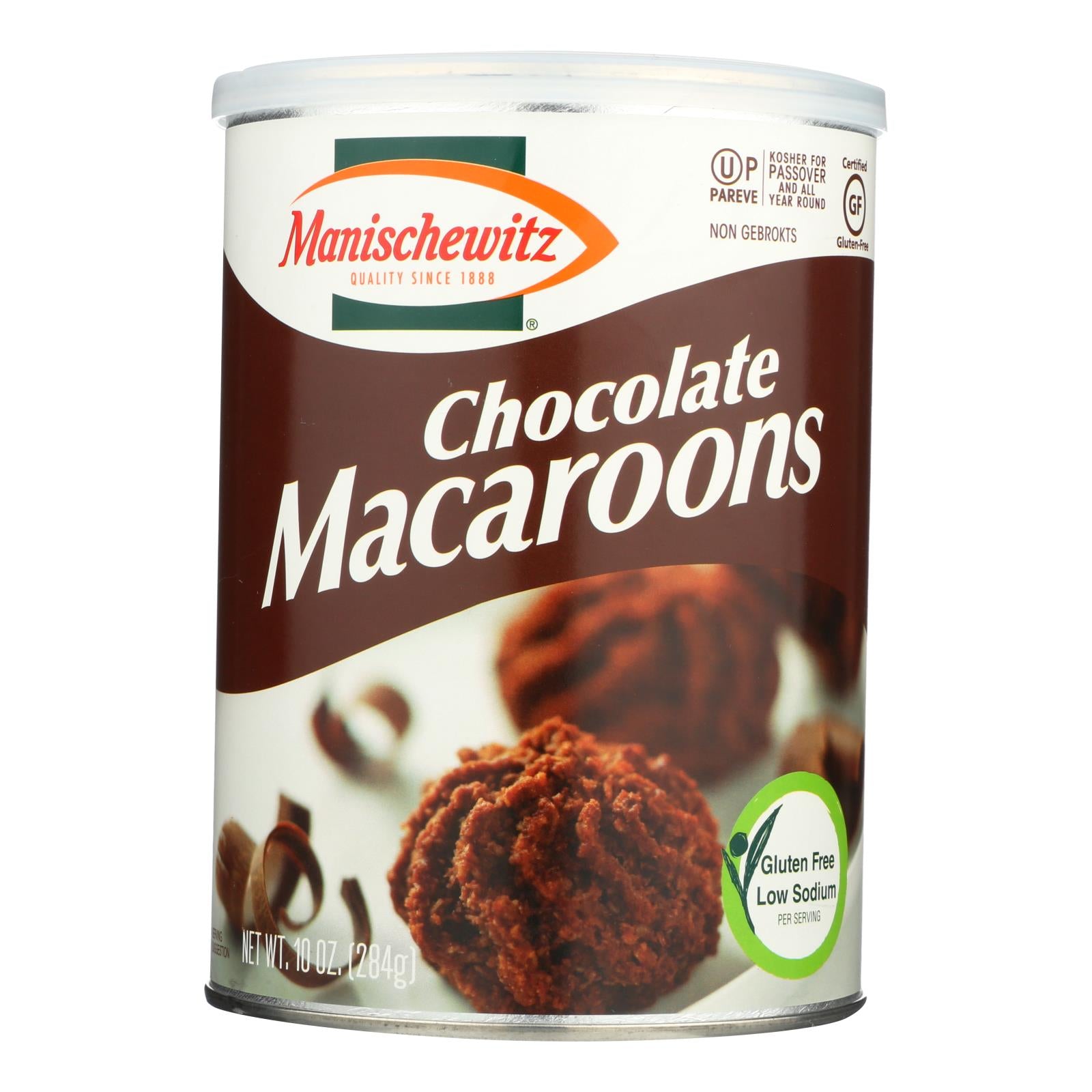 Manischewitz, Manischewitz - Macaron au chocolat cachère pour Pessah - Caisse de 12-10 OZ (paquet de 12)