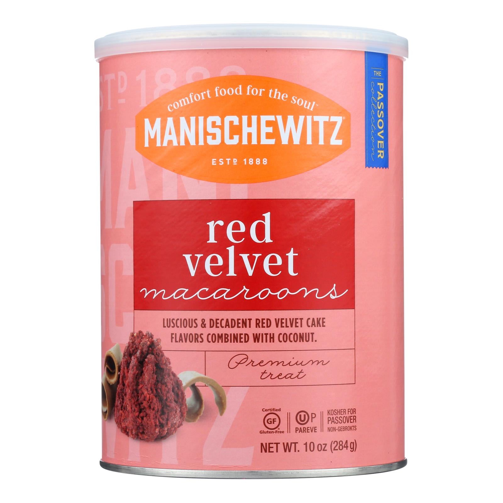 Manischewitz, Manischewitz - Macarons Red Velvet - Caisse de 12-10 OZ (paquet de 12)