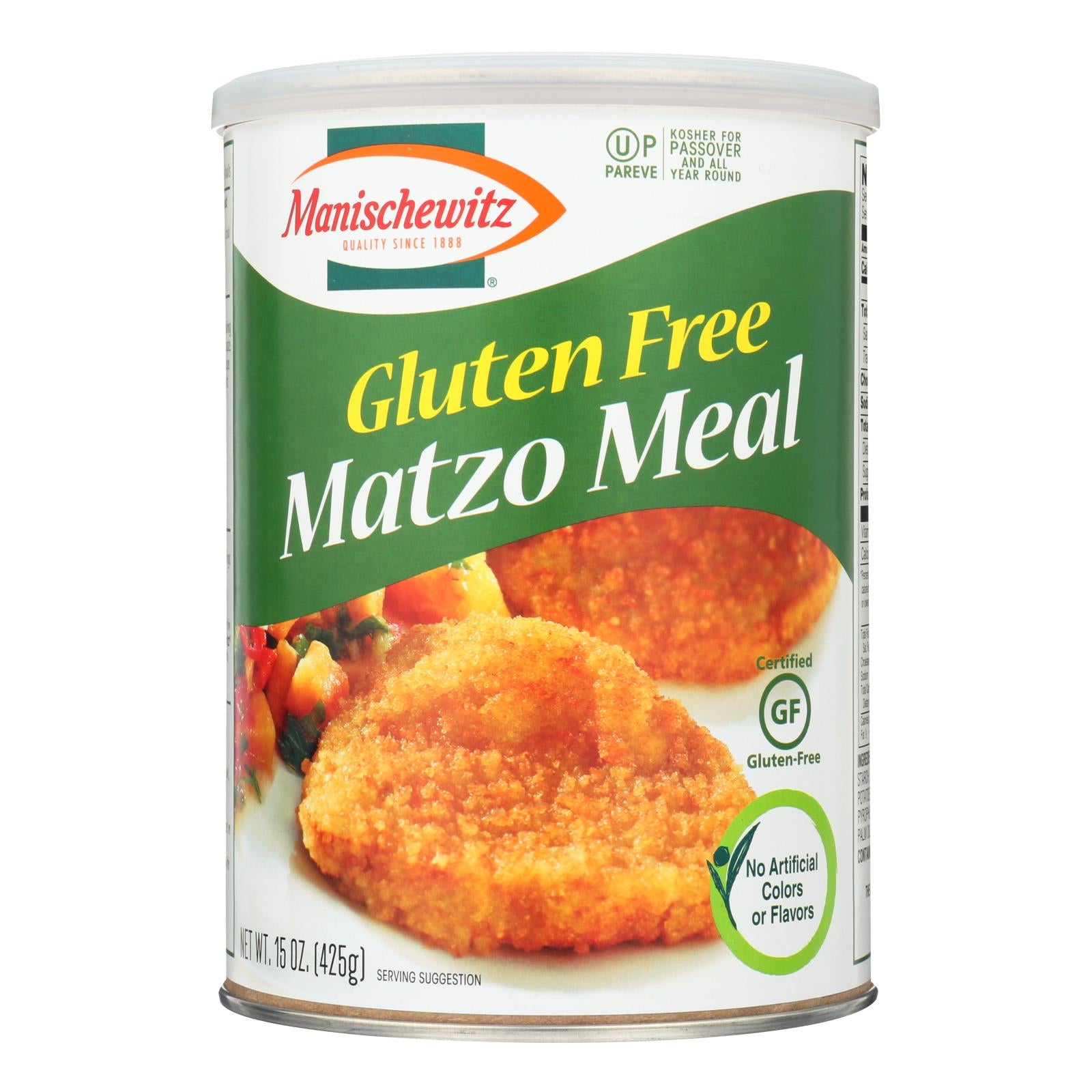 Manischewitz, Manischewitz - Matzo Meal - Sans gluten - Caisse de 12 - 15 oz (paquet de 12)