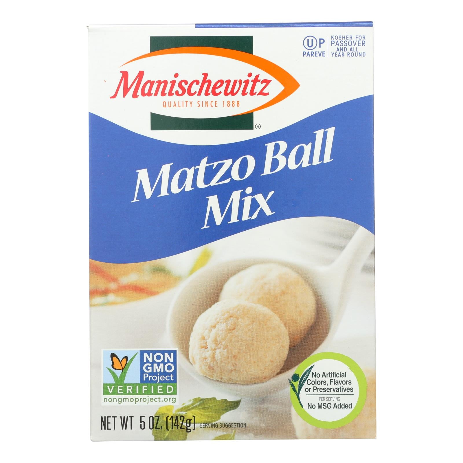 Manischewitz, Manischewitz - Mélange de boules de matzo - Caisse de 24 - 5 oz.