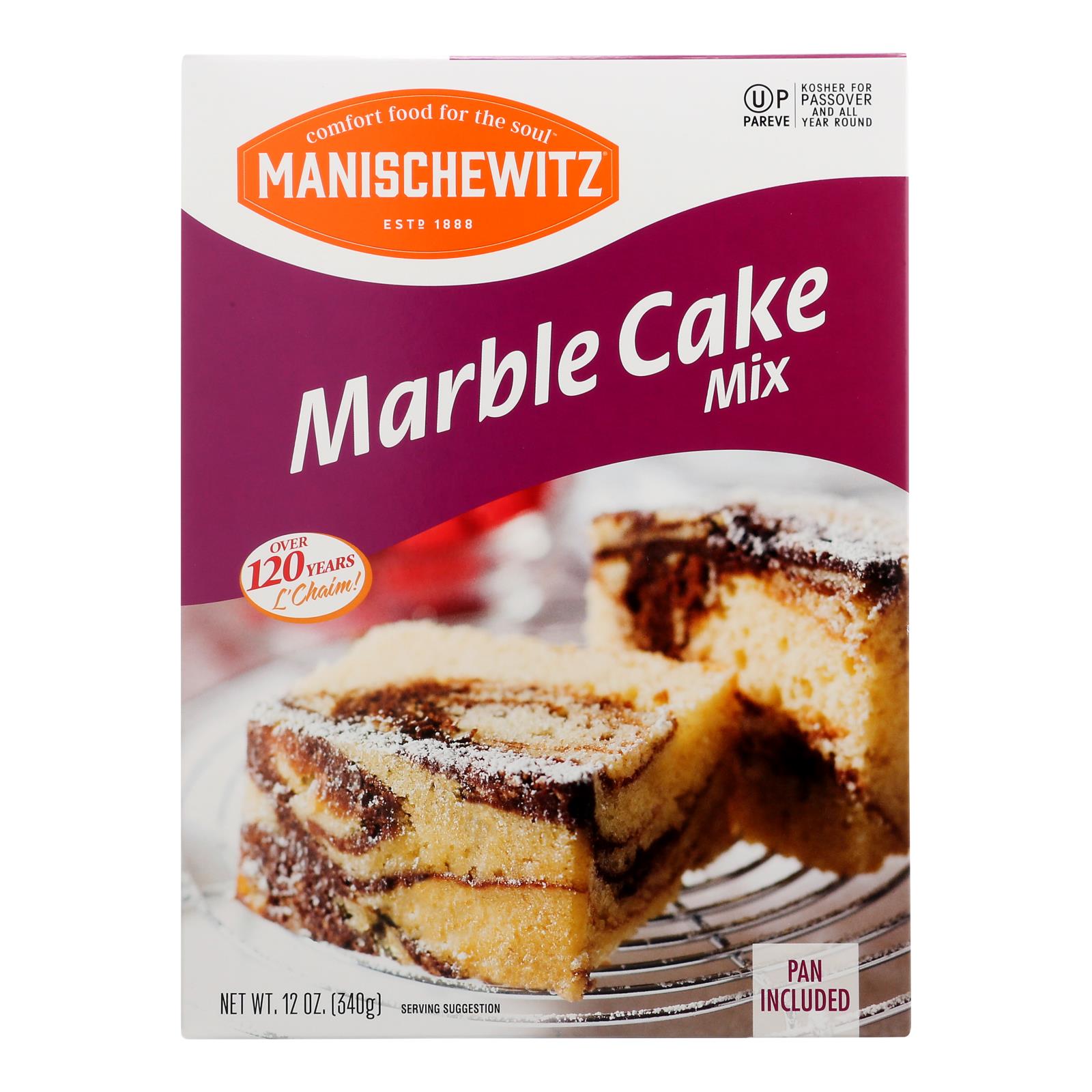 Manischewitz, Manischewitz - Mix Cake Marble Kosher for Passover - Caisse de 12-12 OZ