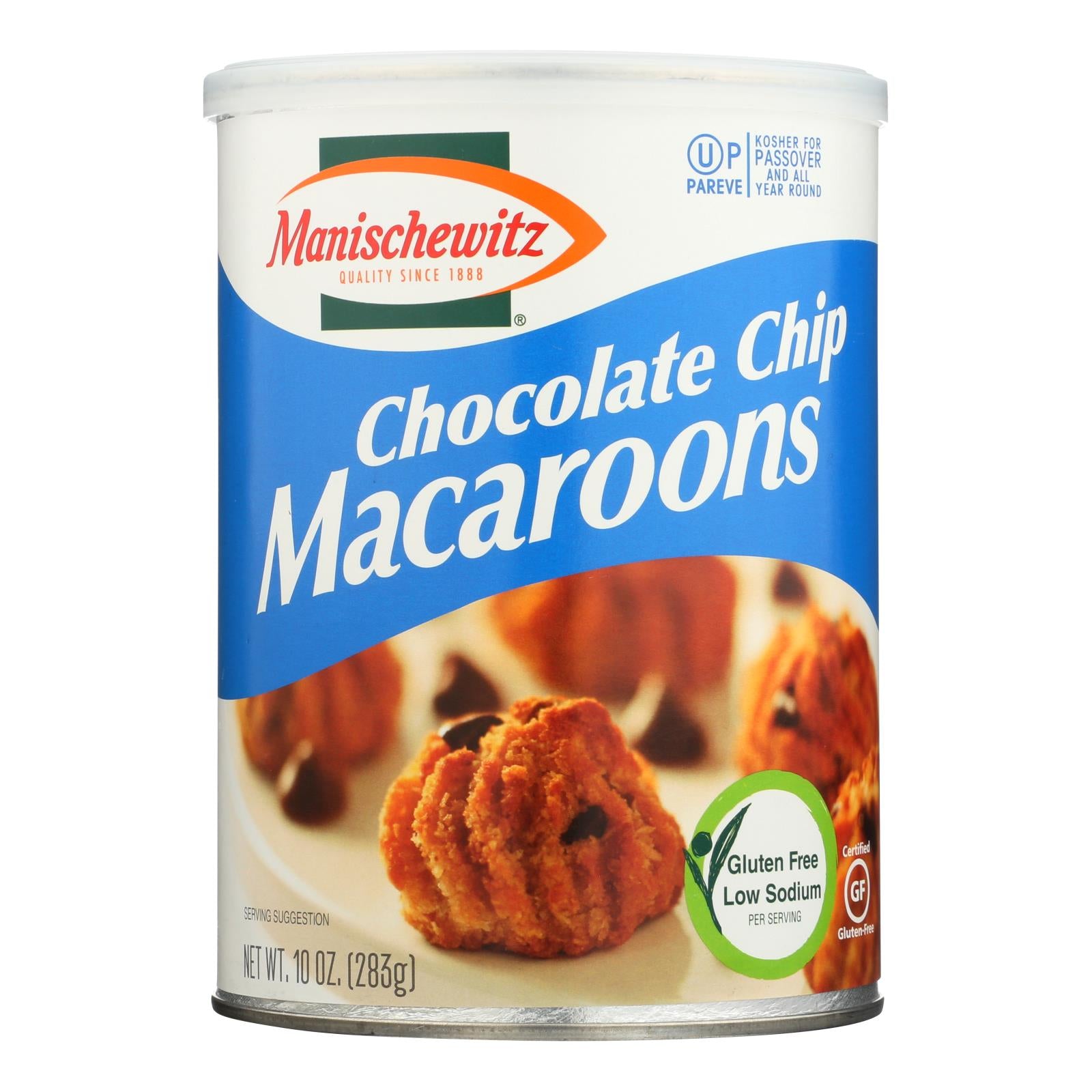 Manischewitz, Manischewitz - Pépites de chocolat macaron casher pour Pessah - Caisse de 12-10 OZ (paquet de 12)