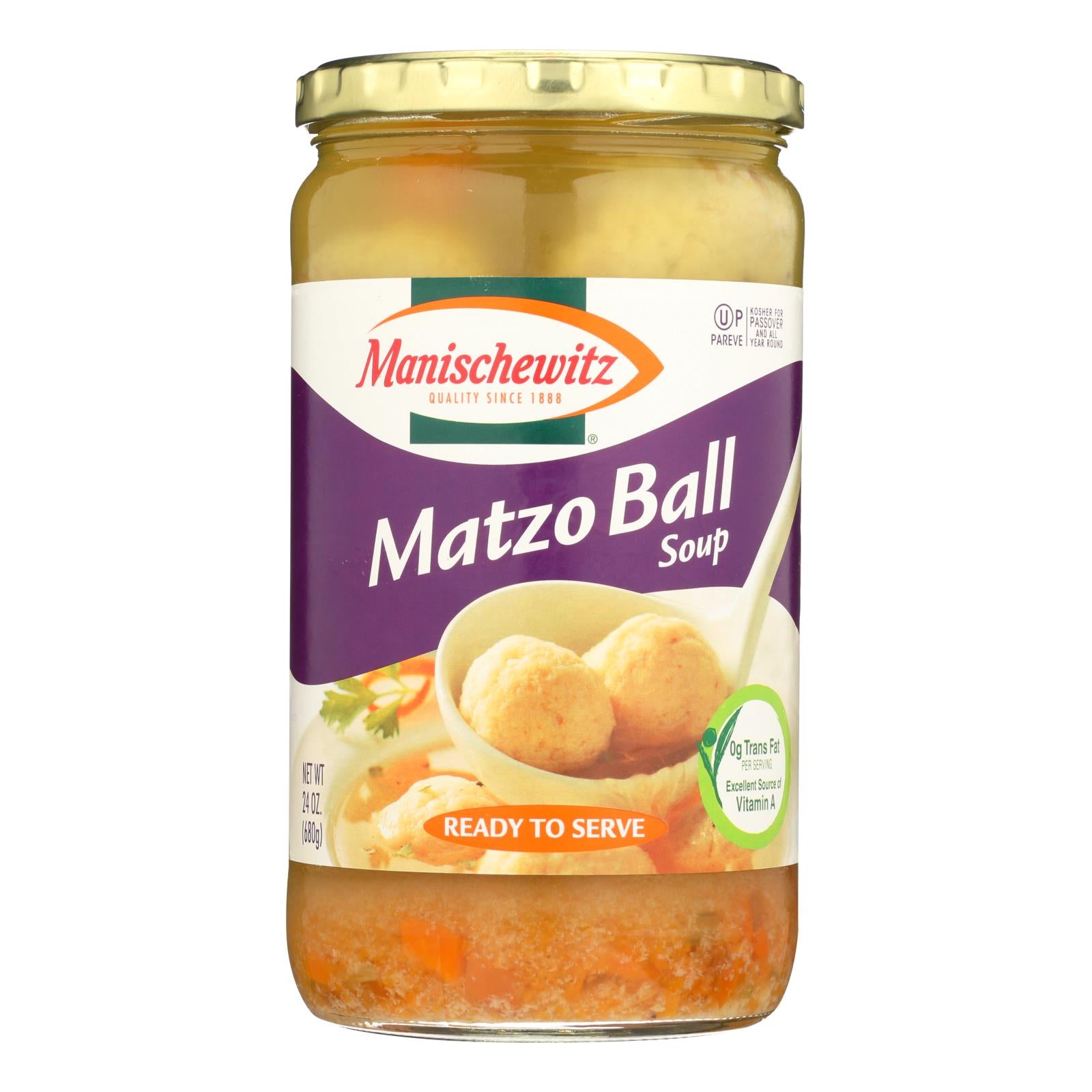 Manischewitz, Manischewitz Soup Matzo Ball - caisse de 12 - 24 oz (paquet de 12)
