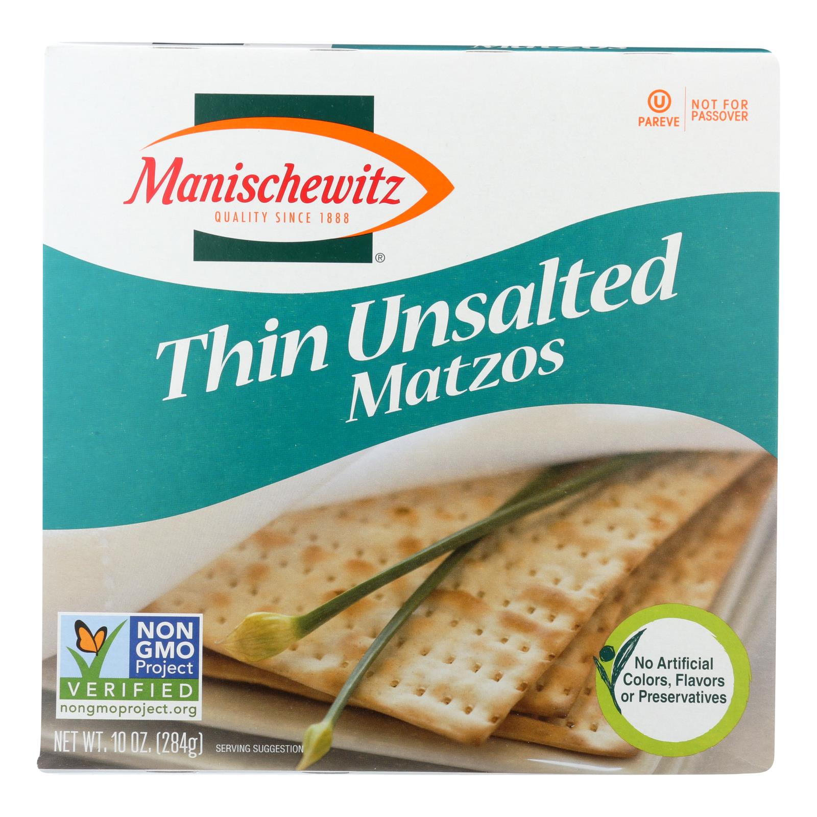 Manischewitz, Manischewitz - Thin Tea Matzo - 10 oz (paquet de 12)