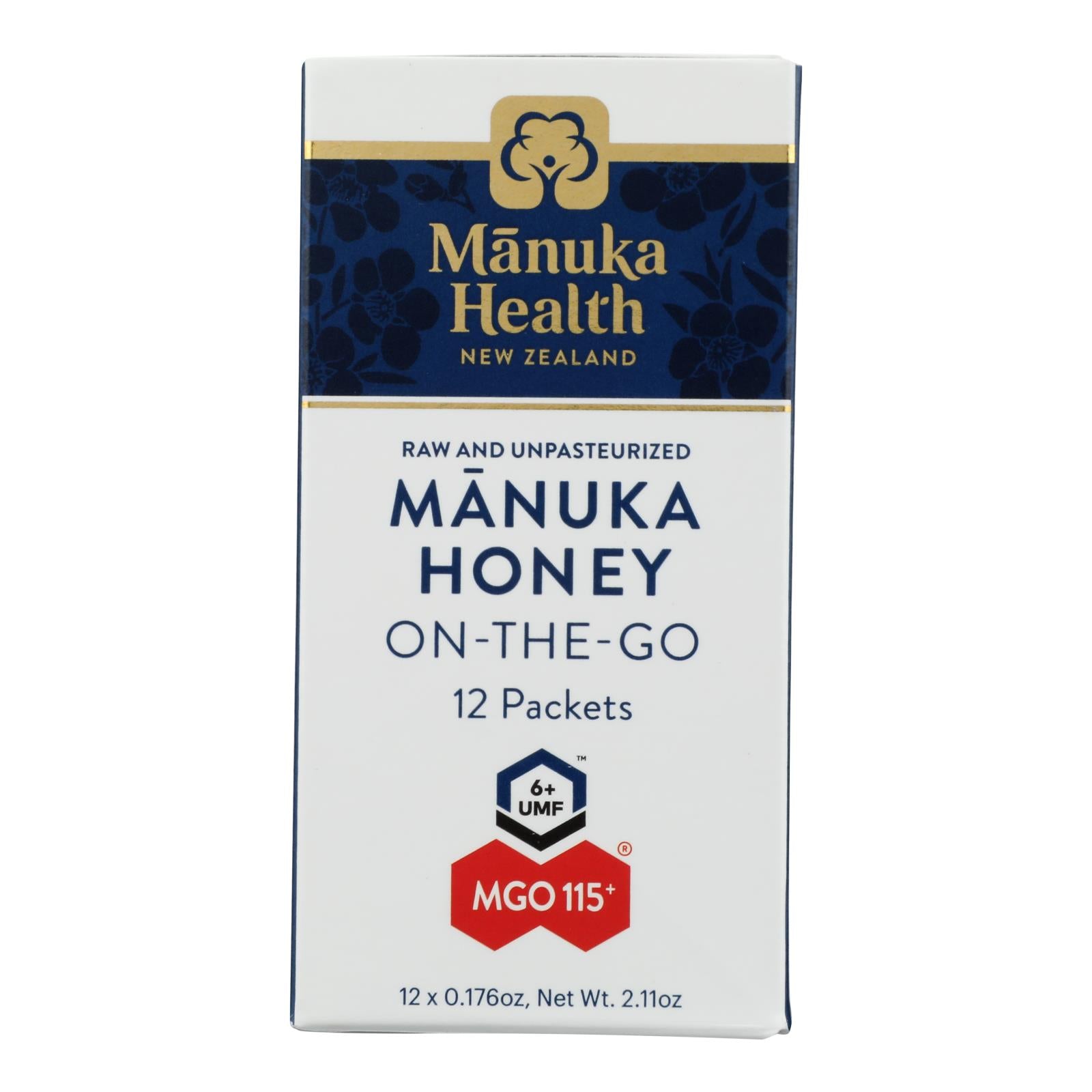 Santé Manuka, Manuka Health - Miel de Manuka Go Mgo 115 - 1 Chaque-12 CT